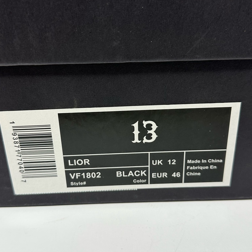NEW!! Vintage Foundry Co. Mens Sz 13 Lior Black Oxford Shoes $129. NEW In Box!! - Picture 9 of 9